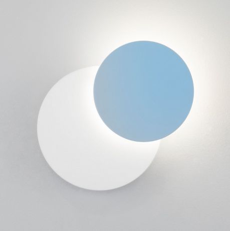 Накладной светильник Figure 40135/1 белый/голубой 6W