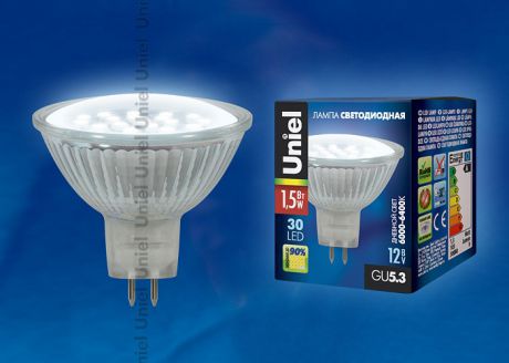 Лампа светодиодная 4013 GU5.3 Вт В полусферическая с рефлектором