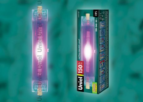 Лампа галогеновая MH-DE-150/PURPLE/R7s картон 4851