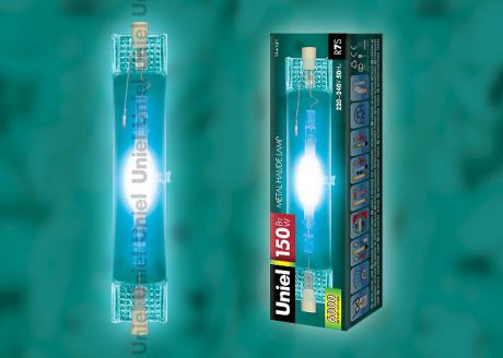 Лампа галогеновая MH-DE-150/BLUE/R7s картон 4850