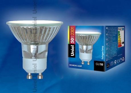 Лампа галогеновая JCDR-50/GU10 картон 1094