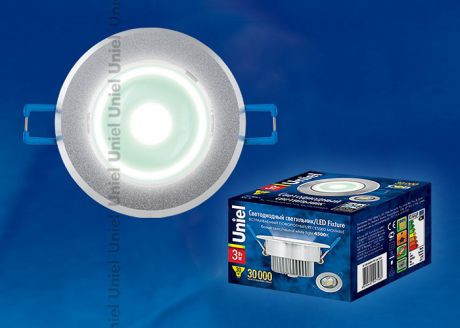 Встраиваемый светильник ULM-R31-3W/NW IP20 Sand Silver картон 5520