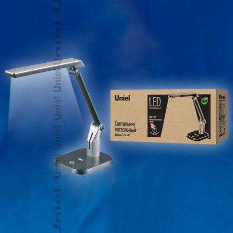 Настольная лампа офисная TLD-502 Silver/LED/546Lm/5000K/Dimer 5650