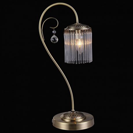 Настольная лампа декоративная OLBIA 11397/1 ANTIQUE