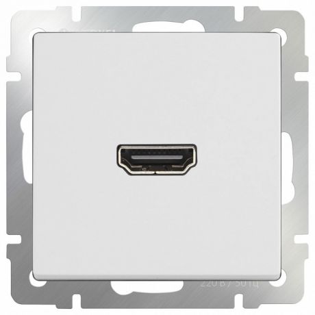 Розетка HDMI без рамки Белый WL01-60-11