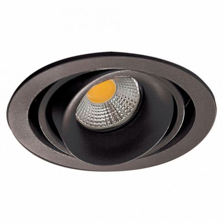Встраиваемый светильник DL18615/01WW-R Shiny black/Black