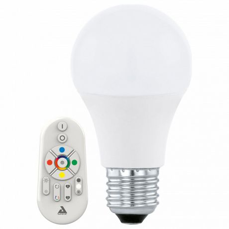 Лампа светодиодная Eglo connect E27 RGB, 2700 - 6500K 220-240В 9Вт 11585
