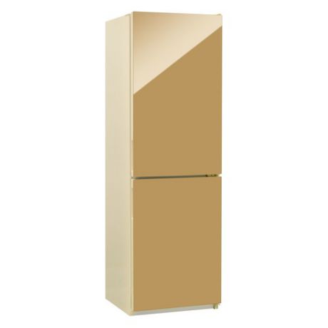 Холодильник NORDFROST NRG 119 542, двухкамерный, золотистый стекло [00000256614]
