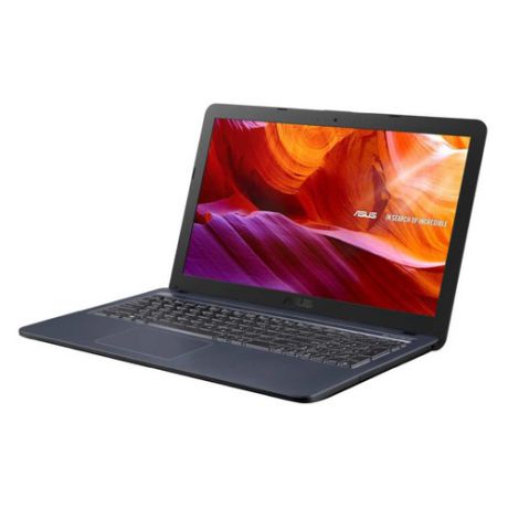 Ноутбук ASUS VivoBook X543UB-DM938T, 15.6", Intel Pentium 4417U 2.3ГГц, 4Гб, 500Гб, nVidia GeForce Mx110 - 2048 Мб, Windows 10, 90NB0IM7-M13220, серый