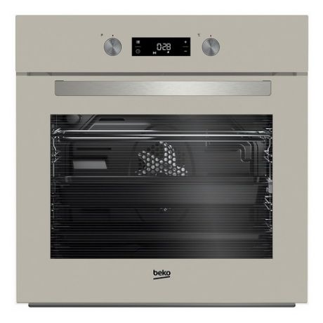 Духовой шкаф BEKO BIM24301BGCS, стекло бежевое