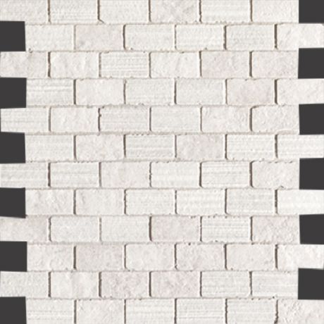 Декор Impronta Square Wall 21412 Bianco Mos.Mix A Spacco