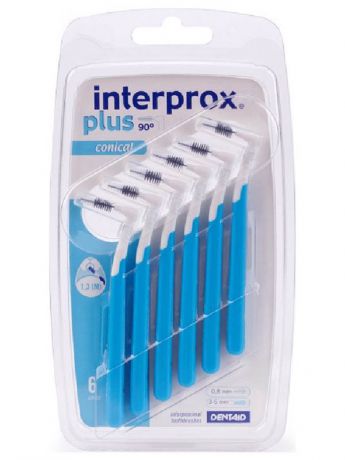 Межзубный ершик Dentaid Interprox Plus Conical 6шт 1.3mm