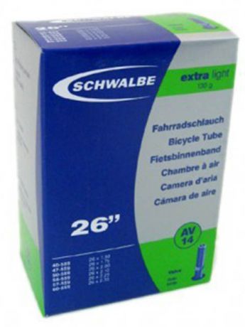 Велокамера Schwalbe AV14 Extra Light40/60-559.26х1.5-2.35 10424340