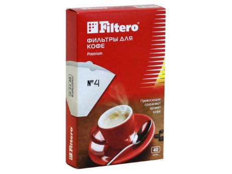 Фильтр-пакеты Filtero Premium №4 40шт