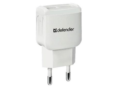 Зарядное устройство Defender UPA-22 2xUSB White 83580