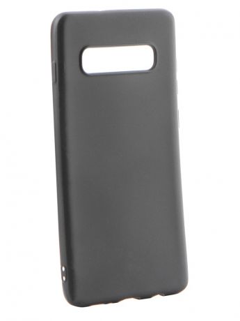 Аксессуар Чехол Gurdini для Samsung Galaxy S10 Plus Soft Touch Silicone Black 908367