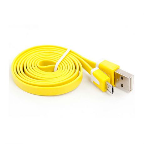 Аксессуар Liberty Project USB - Micro USB 1m Yellow SM000117