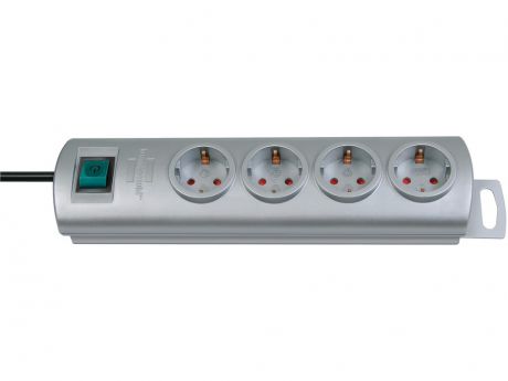 Удлинитель Brennenstuhl Primera-Line, 4 Sockets 1.5m Silver 1153390124