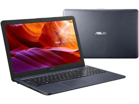 Ноутбук ASUS VivoBook X543UA-DM1469T Grey 90NB0HF7-M20750 (Intel Core i3-7020U 2.3 GHz/4096Mb/1000Gb/Intel HD Graphics/Wi-Fi/Bluetooth/Cam/15.6/1920x1080/Windows 10 Home 64-bit)