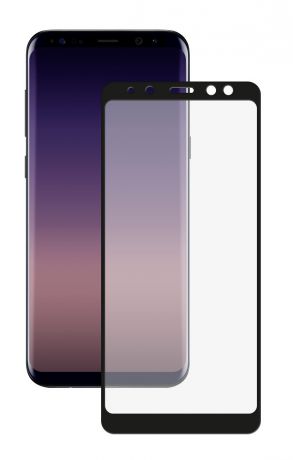 Аксессуар Защитное стекло для Samsung Galaxy A8 2018 CaseGuru Glue 0.33mm Full Screen Black 102802