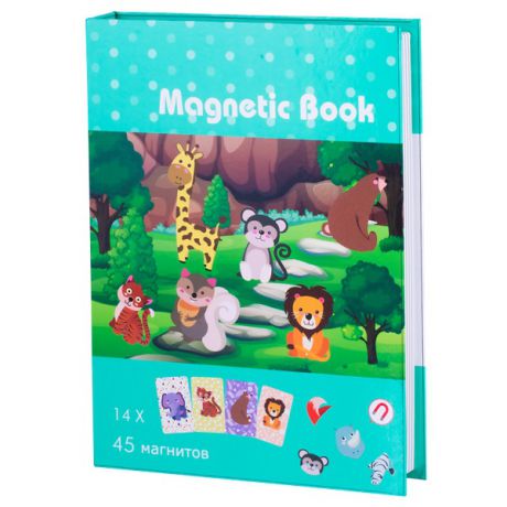 Magnetic Book TAV034 Развивающая игра "В зоопарке"