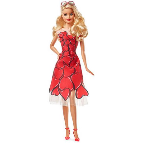Mattel Barbie FXC74 Барби Коллекционная кукла в в красном платье