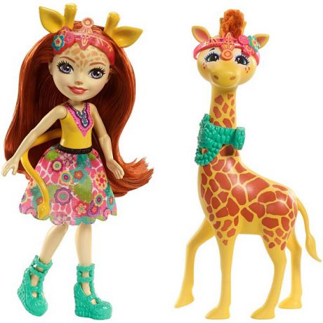 Mattel Enchantimals FKY74 Кукла с большой зверюшкой