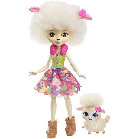 Mattel Enchantimals FNH25 Кукла с питомцем - Овечка