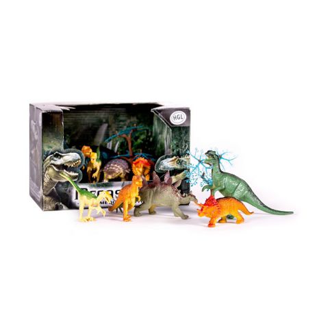Megasaurs SV10690 Мегазавры Игровой набор динозавров (5 дино + дерево) (в ассортименте)