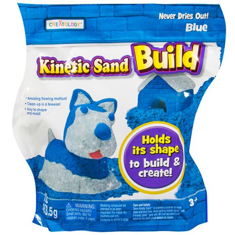 Kinetic sand 71428 Кинетический песок Build - набор из 2 цветов (в ассортименте)