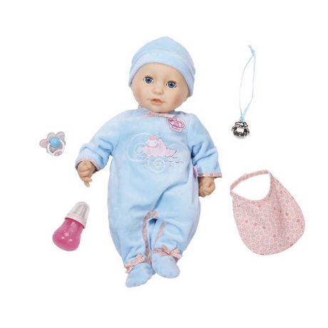 Zapf Creation Baby Annabell 794-654 Бэби Аннабель Кукла-мальчик многофункциональная, 43 см