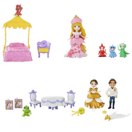 Hasbro Disney Princess B5341 Принцессы Дисней Маленькая кукла и сцена из фильма (в ассортименте)