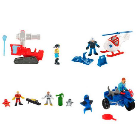 Mattel Imaginext CJM55 Ассортимент береговой техники