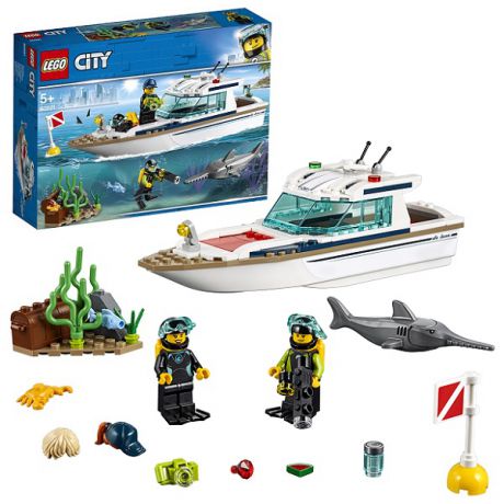 LEGO City 60221 Конструктор Лего Город Транспорт: Яхта для дайвинга