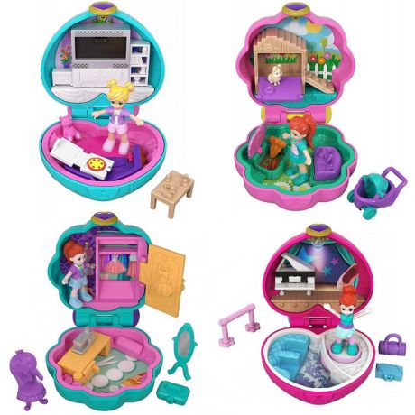 Mattel Polly Pocket FRY29 Компактные игровые наборы (в ассортименте)