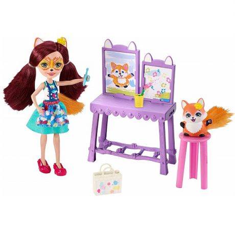 Mattel Enchantimals GBX03 Кукла со зверушкой и тематическим набором