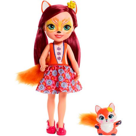 Mattel Enchantimals FRH53 Большая кукла с любимой зверюшкой