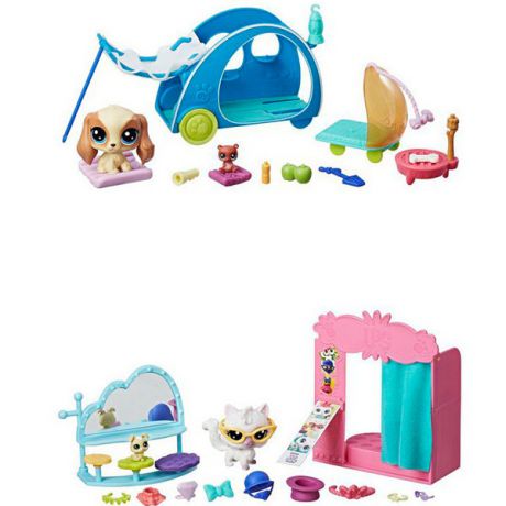 Hasbro Littlest Pet Shop E0393 Литлс Пет Шоп Игровой набор "Хобби Петов"
