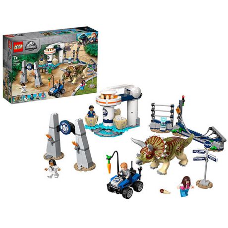 LEGO Jurassic World 75937 Конструктор Лего Нападение трицератопса