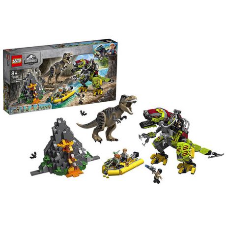 LEGO Jurassic World 75938 Конструктор Лего Бой тираннозавра и робота-динозавра