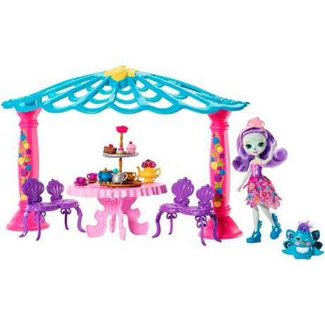 Mattel Enchantimals FRH49 Набор "Чаепитие Пэттер Павлины и Флэпа"