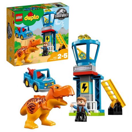 LEGO DUPLO 10880 Конструктор Лего Дупло Jurassic World Башня Ти-Рекса