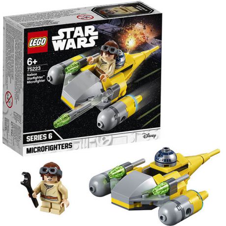 LEGO Star Wars 75223 Конструктор Лего Звездные войны Микрофайтеры: Истребитель с планеты Набу