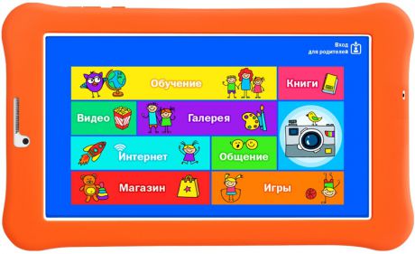 TurboKids 3G New 7" 8Gb (бело-оранжевый)