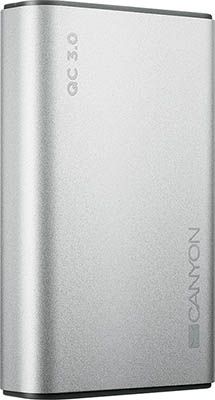 Аккумулятор портативный Canyon CND-TPBQC 10 S Серебро