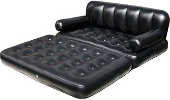 Надувной диван-трансформер BestWay Double 5-in-1 Multifunctional Couch черный (без насоса) 75054 BW