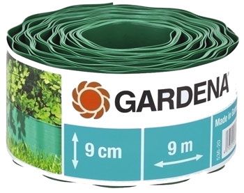 Садовый бордюр Gardena зеленый 9 см длина 9 м 00536-20