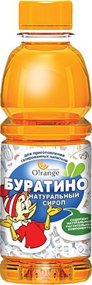 Сироп для приготовления газированной воды Orange Буратино 0 5 SYR-05 BUR