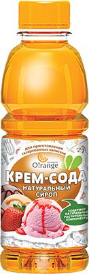 Сироп для приготовления газированной воды Orange Крем-Сода 0 5 SYR-05 KRE