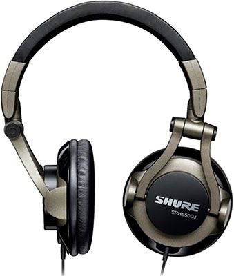 Накладные наушники Shure SRH 550 DJ-EFS черный